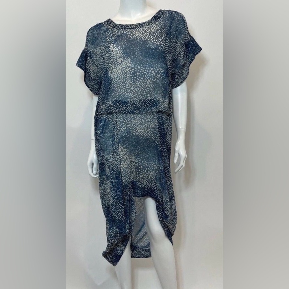 Malia Mills Candice blue pear pool beach coverup size S NWT